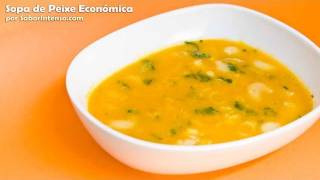 Sopa de Peixe Económica [upl. by Paschasia]