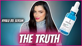 SPECIALIST testing LA ROCHE POSAY HYALU B5 SERUM the truth honest skincare review how to use [upl. by Harv764]