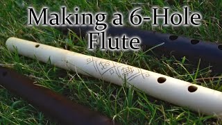 How to make a wooden flute [upl. by Abrahan]