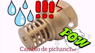 Mi bomba de agua no sube Cambia la PICHANCHA y purgala hazlofacil plomeria mantenimiento [upl. by Oecile226]