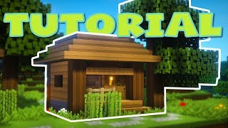 MINECRAFT  BONITA CASA PEQUEÑA DE MADERA PARA PRINCIPIANTES [upl. by Nnaeirrac]