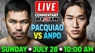 🔴LIVE Manny Pacquiao vs Rukiya Anpo Full Fight Commentary Pedro Taduran vs Ginjiro Shigeoka Fight [upl. by Hanako]