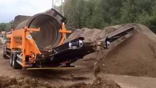 Trommel Screen  Doppstadt SM518 Plus Topsoil Application [upl. by Aisylla]