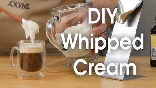 DIY whipped cream in 60 seconds [upl. by Adnovaj]