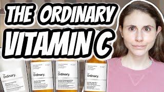 ALL THE ORDINARY VITAMIN C PRODUCTS Dermatologist Review  Dr Dray [upl. by Kendre]