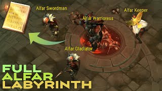 COMPLETE Alfar Labyrinth Guide In Frostborn [upl. by Inahpets548]