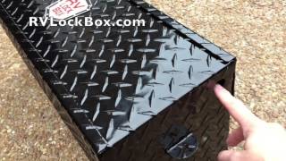 RV Lock Box Dual Battery Box Installation [upl. by Colman]