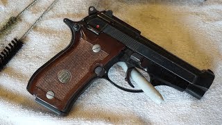 Beretta Model 84 BB Beretta 84 Cheetah field strip and clean [upl. by Ainahpets]