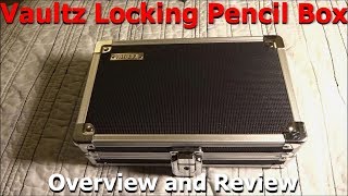 Vaultz Locking Pencil Box Review  My First Video [upl. by Ardnaek996]