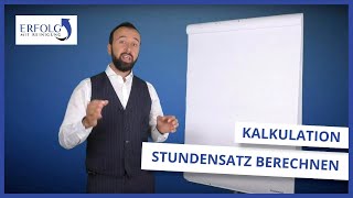 Kalkulation Gebäudereinigung Teil 2 Stundensatz Reinigungsfirma [upl. by Emie]