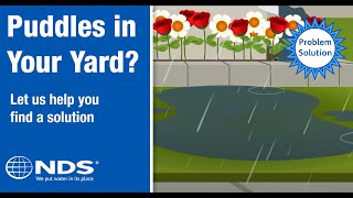 How to Prevent Standing Water in Your Yard  NDS Drainage Systems [upl. by Enelra]