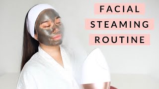 My Facial Steaming Routine  Benefits l Sasha Colina [upl. by Jeane]