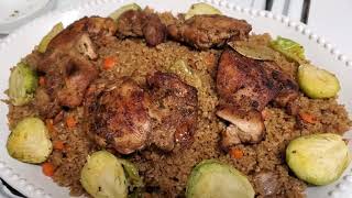 Thiebouganaar Senegalese Jollof Rice and Chicken [upl. by Ahscrop]