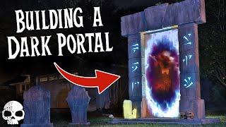 HUGE Lifesized Stone Portal 💀 DIY Halloween Props [upl. by Uhn285]