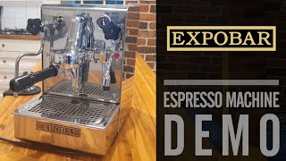 Espresso Resto Demo  Expobar Office Leva [upl. by Ttayh578]