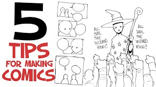 5 Tips For Making Comics [upl. by Kcirrez819]