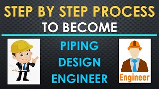 Step by Step Guide to become a PIPING DESIGN ENGINEER [upl. by Woodford]