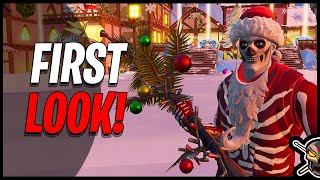 YULE TROOPER and BRANCH BASHER First Look Fortnite Battle Royale [upl. by Ierna]