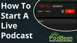 How To Start A Live Podcast [upl. by Cott10]