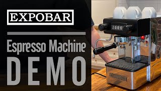 Espresso Resto demo of Expobar Office Control [upl. by Funk]