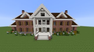 Como Hacer Mansion Clasica De Ladrillo en Minecraft PT1 [upl. by Jun]