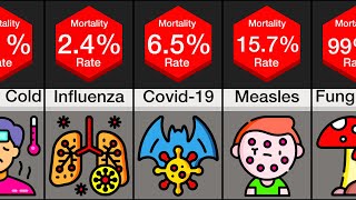 Comparison Most Deadly Diseases [upl. by Halonna]