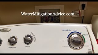 Whirlpool washer Reset [upl. by Barnum283]