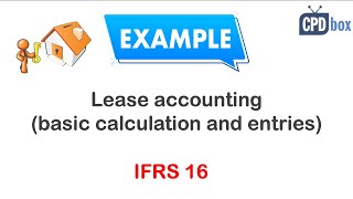 Example Lease accounting under IFRS 16 [upl. by Zephaniah]