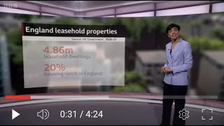 Changes to Leasehold Law  BBC News [upl. by Einama]