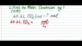 litres to mole conversion [upl. by Armilda]