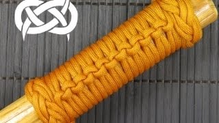 How to make a Paracord Handle Wrap [upl. by Barayon459]