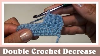 Crochet for Beginners Double Crochet Decrease [upl. by Gnohc]