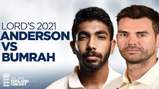 10Ball Over  Anderson and Bumrah Do Battle At Lords  England v India 2021 [upl. by Amehsat]