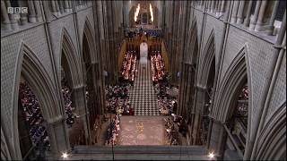 Guide me O thou great Redeemer lyrics  Westminster Abbey RAF Centenary Service [upl. by Lillian]