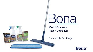 How to Assemble and Use Your Bona MultiSurface Floor Care Kit [upl. by Farrar]