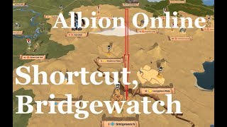 Albion Online  Caerleon to Bridgewatch fast almost safely [upl. by Shelbi]