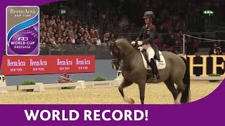 Charlotte Dujardins World Record Breaking Freestyle test at London Olympia [upl. by Gamaliel453]