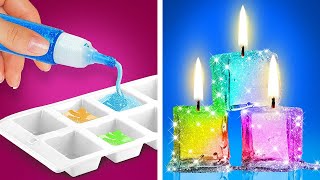 IDEAS MUY FÁCILES PARA HACER VELAS [upl. by Ydeh]