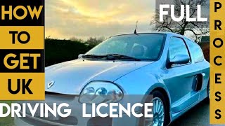 UK DRIVING LICENCE  FULL PROCESS EXPLAINED [upl. by Garret356]