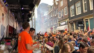 Kings Day  Koningsdag Amsterdam 2018 HD [upl. by Ynaffit]