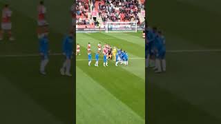 Rotherham v Birmingham walkout for kickoff [upl. by Millar]