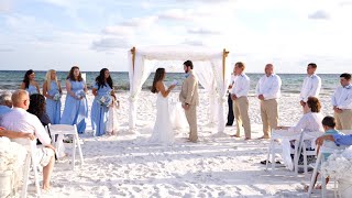 Destin Florida Beach Wedding  Dakota amp Payton Destination Wedding [upl. by Norward]