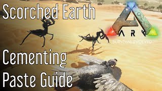 Cementing Paste Guide ARK Scorched Earth [upl. by Dita]