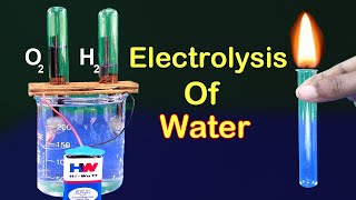 How To Produce Oxygen Gas At HomeOXYGEN AND HYDROGEN From Water  Electrolysis Of Water At Home [upl. by Marcos184]