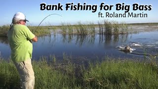 How to Catch Bigger Fish when Bank Fishing  Roland Martin [upl. by Alikahs222]