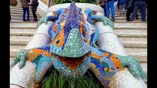 A tour around Park Güell  Barcelona Spain  GoPro HD [upl. by Jovitah]