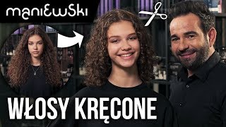 Kręcone włosy – jak dbać by były zdrowe – metamorfoza MACIEJ MANIEWSKI [upl. by Annissa911]