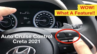 Hyundai Creta 2021 Cruise Control  Creta Automatic Awesome Features  Creta SX [upl. by Anayt]