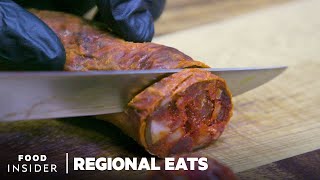 How Traditional Spanish Chorizo Is Made  Regional Eats [upl. by Silado]