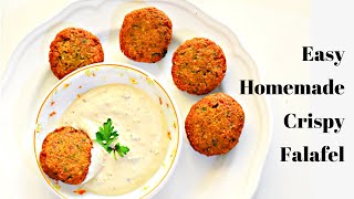 Easy Falafel RecipeHomemade Falafel RecipeVegan Falafel Recipe [upl. by Notlok]